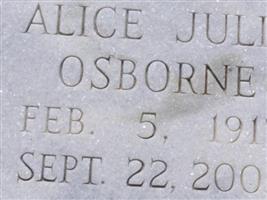 Alice Julie Osborne