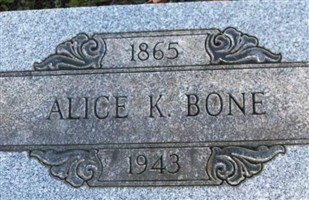Alice K Bone