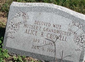 Alice K Crowell