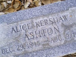 Alice Kershaw Ashton