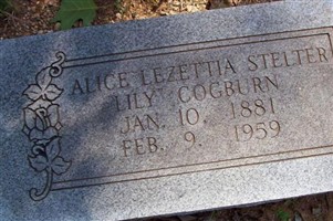 Alice Lezetta (Lille) Stelter Cogburn Alice Lezetta (Lille) Stelter Cogburn