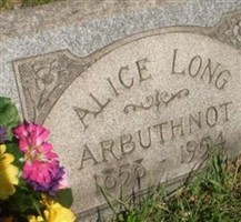 Alice Long Arbuthnot Alice Long Arbuthnot