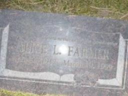 Alice Louise McCartney Farmer