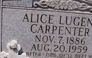 Alice Lugenne Phillips Carpenter Alice Lugenne Phillips Carpenter