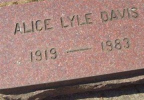 Alice Lyle Davis Alice Lyle Davis