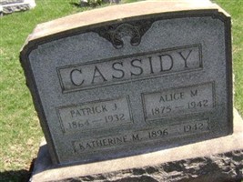 Alice M. Cassidy Alice M. Cassidy