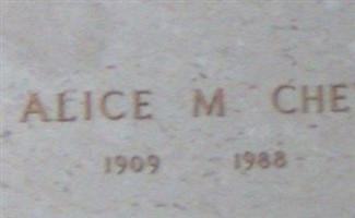 Alice M. Chew Alice M. Chew
