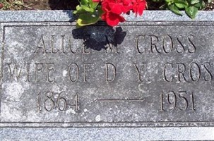 Alice M Cross Alice M Cross