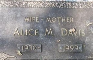Alice M Davis