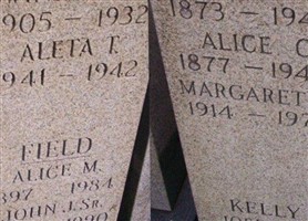 Alice M Field Alice M Field