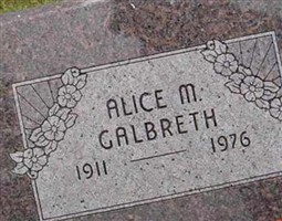 Alice M Galbreth Alice M Galbreth