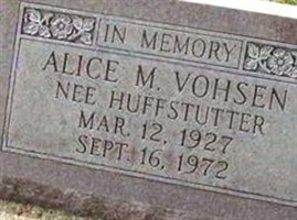 Alice M. Huffstutter Vohsen Alice M. Huffstutter Vohsen