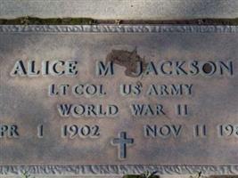 Alice M Jackson