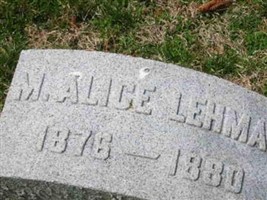 Alice M. Lehman Alice M. Lehman