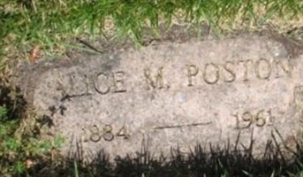 Alice M Poston