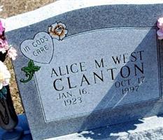Alice M. West Clanton