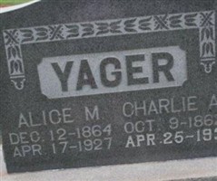 Alice M Yager