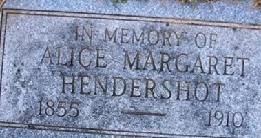 Alice Margaret Simms Hendershot Alice Margaret Simms Hendershot