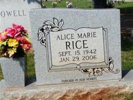 Alice Marie Lane Rice