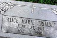 Alice Marie Parker Trimble
