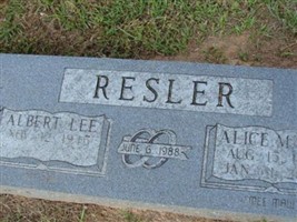 Alice Marie Taylor Resler Alice Marie Taylor Resler