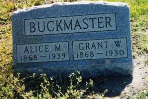 Alice May Harting Buckmaster Alice May Harting Buckmaster