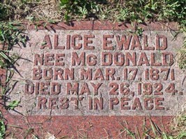 Alice McDonald Ewald