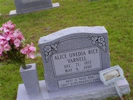 Alice Onedia Rice Varnell