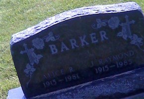 Alice R Barker Alice R Barker
