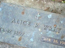 Alice R. Wray Alice R. Wray