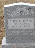 Alice Rebecca Ferrell Baker