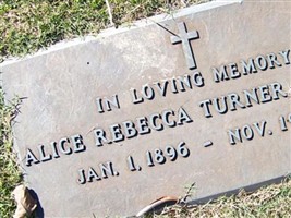 Alice Rebecca Turner McAdam Alice Rebecca Turner McAdam