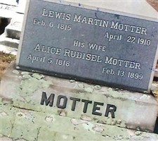 ALICE RUDISEL MOTTER ALICE RUDISEL MOTTER