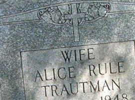 Alice Rule Trautman