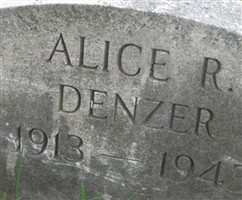 Alice Ruth Denzer Alice Ruth Denzer