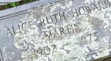 Alice Ruth Howard Martin Alice Ruth Howard Martin