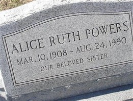 Alice Ruth Powers Alice Ruth Powers