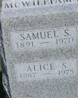 Alice S McWilliams Alice S McWilliams