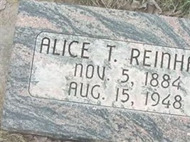 Alice T. Reinhart Alice T. Reinhart