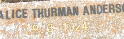 Alice Thurman Anderson