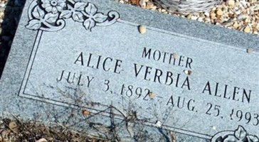 Alice Verbia Allen Alice Verbia Allen