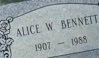 Alice W. Bennett