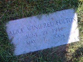 Alice Winnifred Fulton
