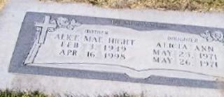 Alicia Ann Hight Alicia Ann Hight