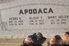 Alicia Y. Apodaca Alicia Y. Apodaca