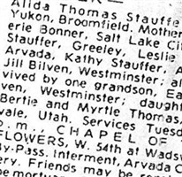Alida Thomas Stauffer
