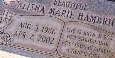 Alisha Marie Hambrick Alisha Marie Hambrick