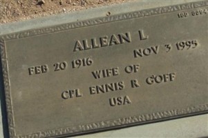 Allean L Goff Allean L Goff