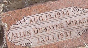 Allen Duwayne Miracle Allen Duwayne Miracle