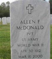 Allen F McDonald